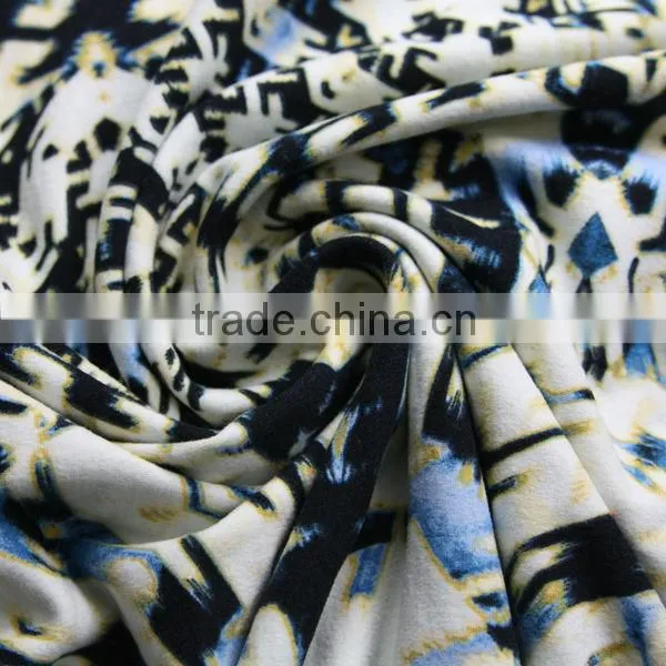 New Woven poy DTY FABRIC With Spandex Flowers Design