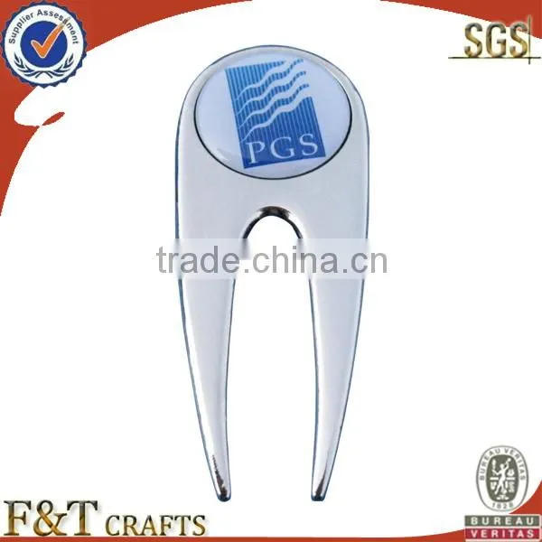 Promotional metal golf money clip and ball marker