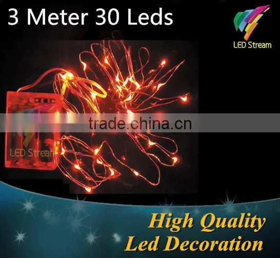 30Leds Battery Operated String lights 10FT led christmas light