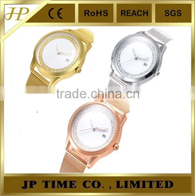Japan Pc32 movement rose gold hands face gift rose field watch analog quartz