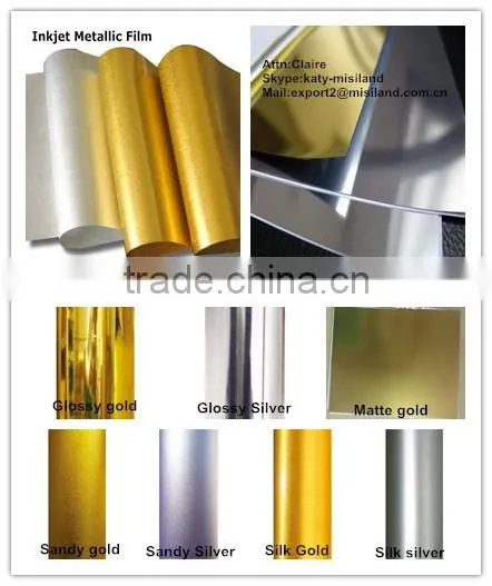 Non waterproof Screen printing inkjet transparent film 110um for plate making