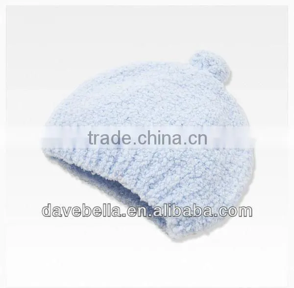 DB33 dave bella autumn winter chenille baby hat infant caps