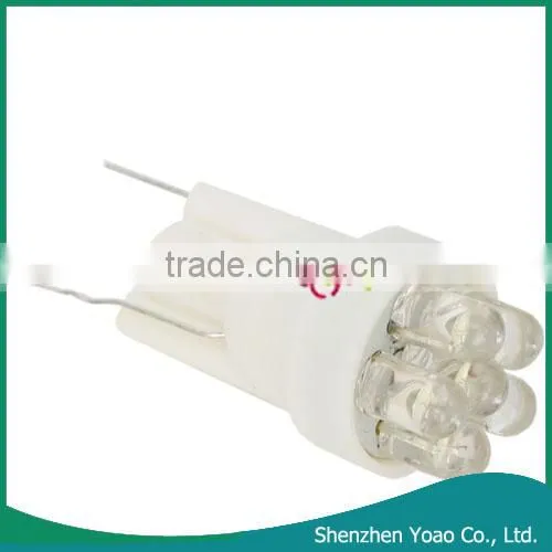 T10 White 6-Car LED Light Bulb