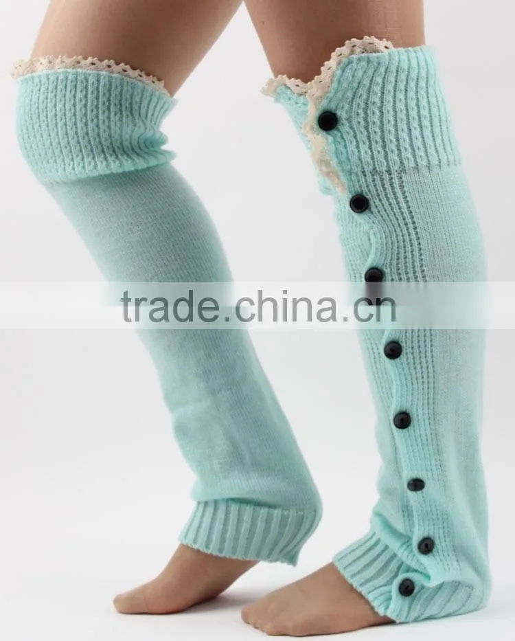 Newest infant warm crochet free patternms leg warmer knitted leg warmer