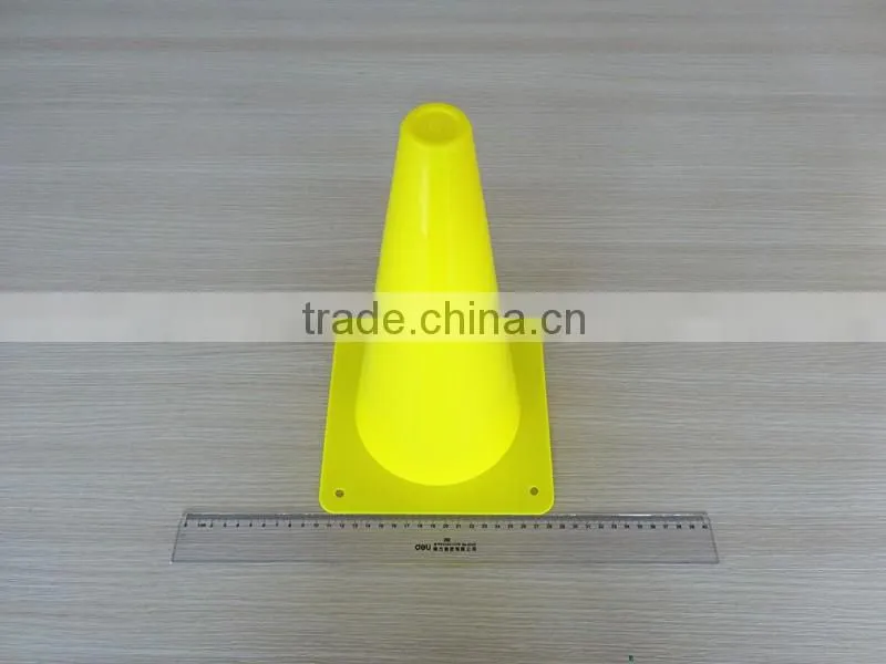 50cm plastic soccer cone with hole sports training cones