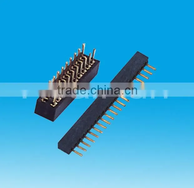 1.0mm Pitch Double Row DIP Female Header