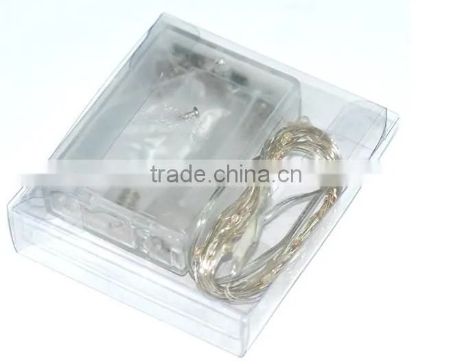 2 meters 20 lights Warm white color Copper Wire LED Micro Fairy String lgiht for wedding decoration.