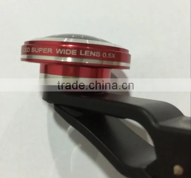 2016 Hotting 0.5x Super wide angle lens +20x macro high quality universal 2 in 1 clip camera lens