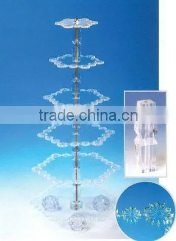 6 Tiers Acrylic Cake Stand Wedding Cake Display