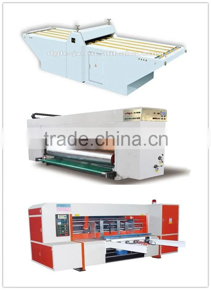 corrugated cardboard box making machine