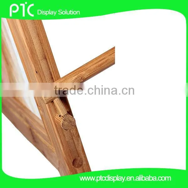Wood brochure holder, bamboo material