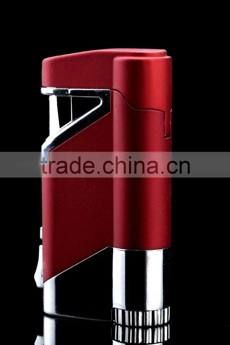 Wenzhou Teling popular metal material Triple torch lighter