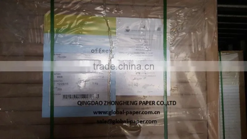 Woodfree Offset Printing Paper / Bond Paper / Book Paper 120gsm