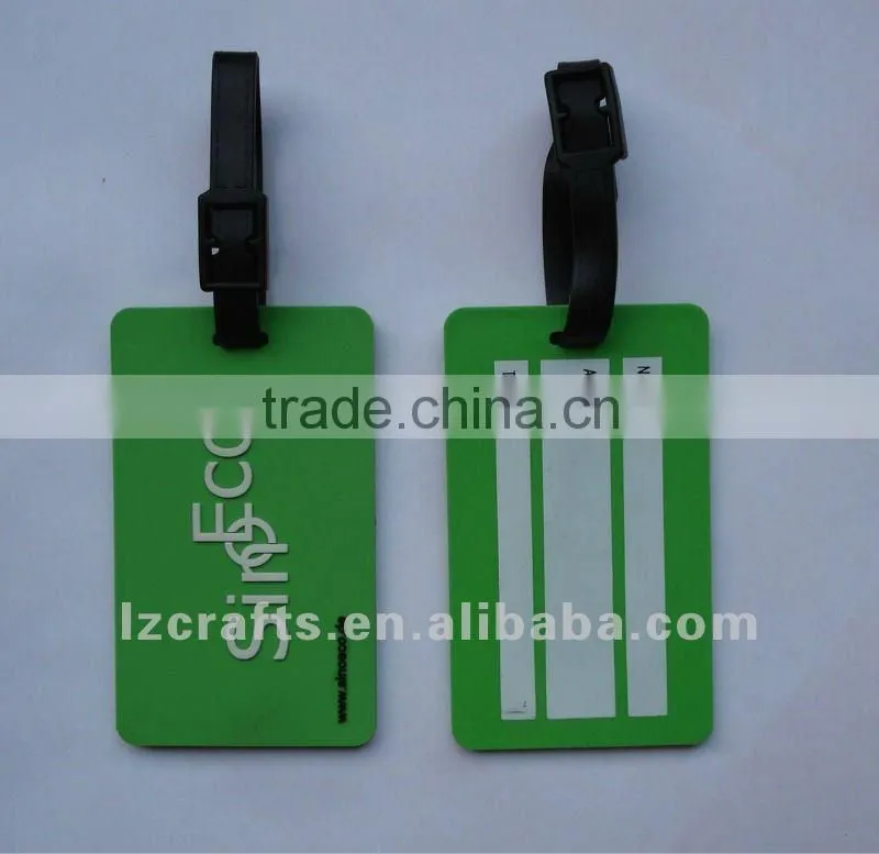 soft pvc luggage tags