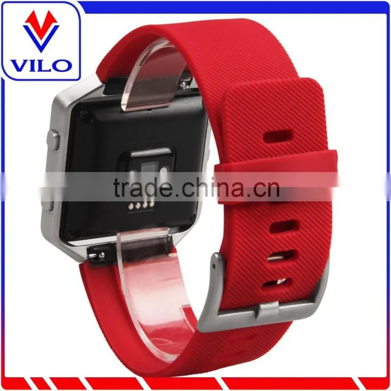 Silicone Rubber Sport Watch Band Strap Replace Watchband For Fitbit Blaze Watch