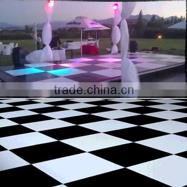 Good Quality Wood Portable Dance Floor For Sale With Trolley