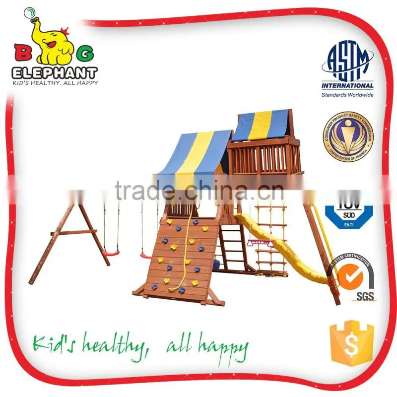 wooden children playground