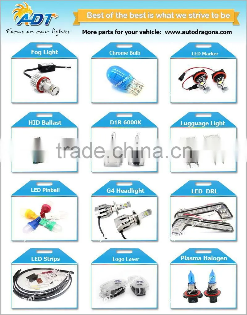 2 pcs White Bright 6 LED Car Driving Lamp Fog DRL Daytime Running lights 12v