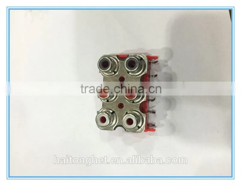 6pin connector for RCA jack