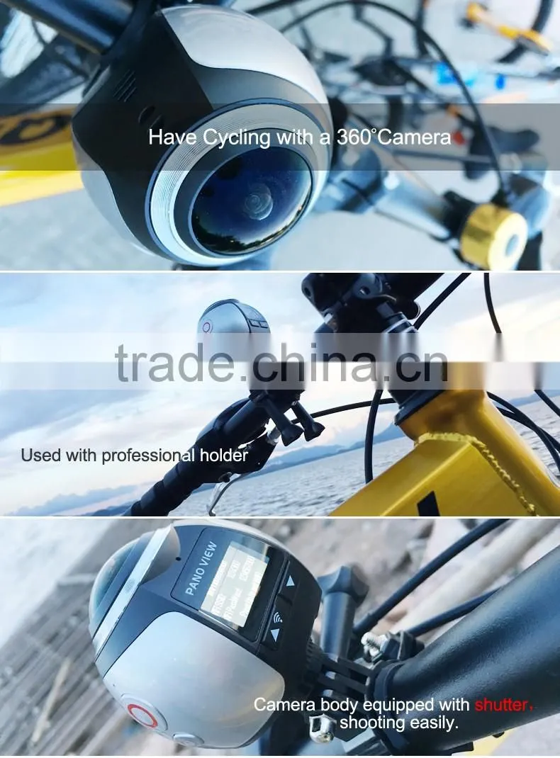 Hot new products 8MP 360 degree Panoramic HD Action Camera waterproof