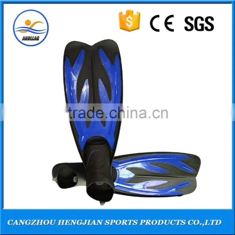 Colorful swimming diving scuba fins