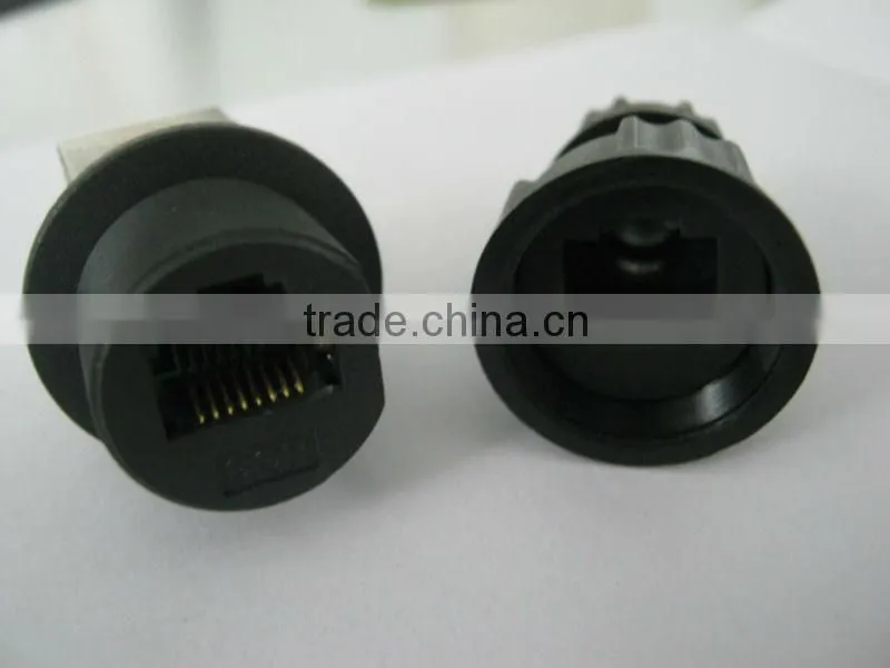 fiedld isntallable lock bayonet 180degree, Circular USB waterproof connector
