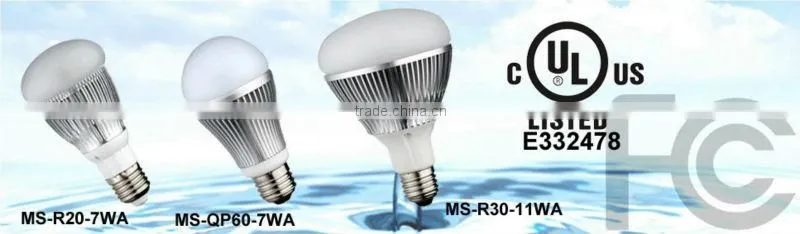7w hot sell 520lm led bulb e27 dimmable led bulb 6000k electric snow globes