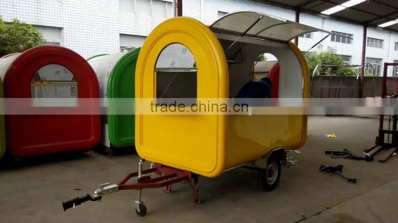 Fashionable Food Vending Cart for sale directly from Guangzhou Manufacturer