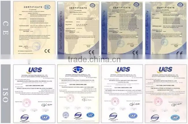 tumble belt type shot blasting machine/ casting surface cleaning machine