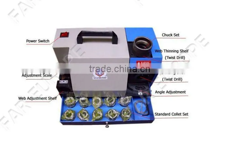 Easier Operation No Need any Skill CE Certificate Drill bit sharpening machine