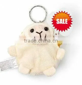 Soft ox animal plush coin bag
