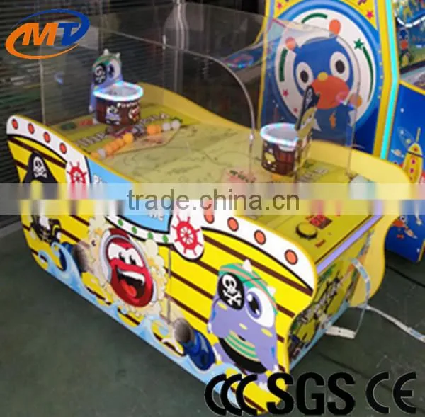 2016 Pirate battle game machine type shooting pingpong game machine/funny game machine for hot sale