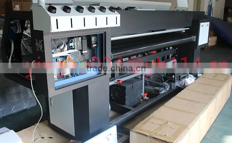 Large format roll to roll uv flatbed printer