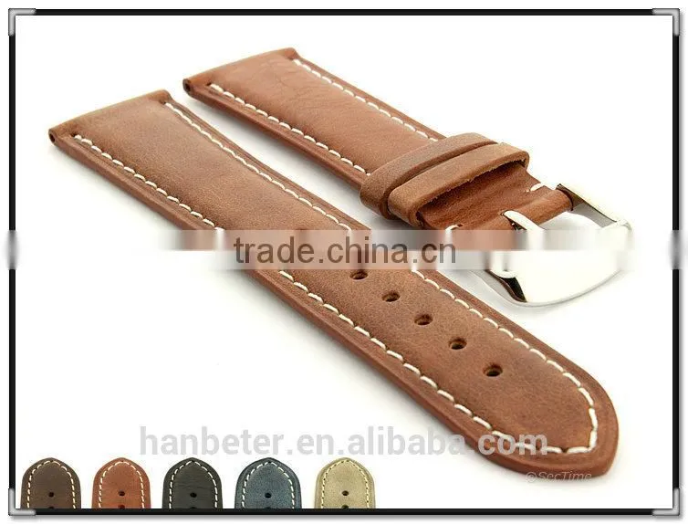 CE&RoHS Standard and Factory Supply Directly 2015 leather watch strap with buckle