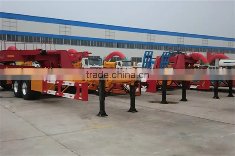 Shandong tongya best-selling 2/3 Axles 40ft skeleton container semi trailer