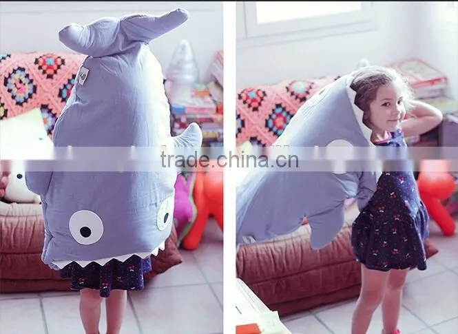 Plush Shark Animal Shape Baby Sleeping Bag,Cotton Baby Sleeping Bag Wholesale,Baby Sleeping Bag Cotton