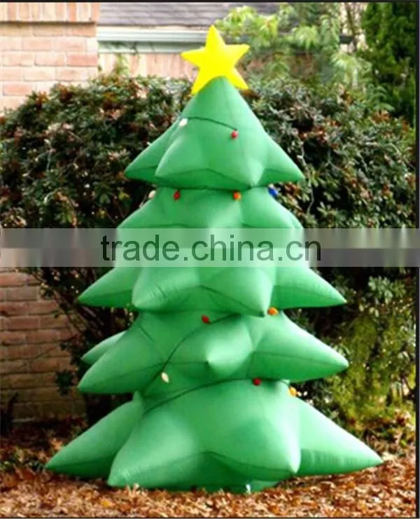 Attractive inflatable coconut tree model/Vivid inflatable christmas tree arch for yard decoration