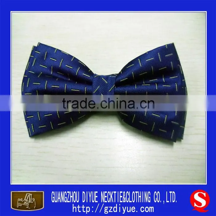 Men's jacquard plaid bow tie