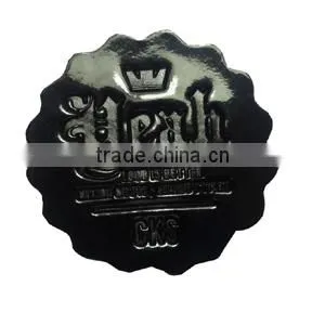 fake PU leather clothing patch label