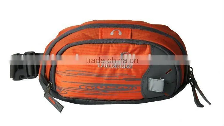 Leisure Zipper Adjustable Strap Flap Waist Pack