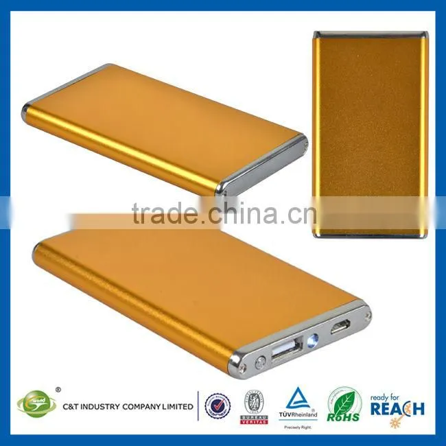 C&T 15000mah Portable Backup Battery Charger Power Bank. Mobile Power Source for Smart Phones and Digital Devices