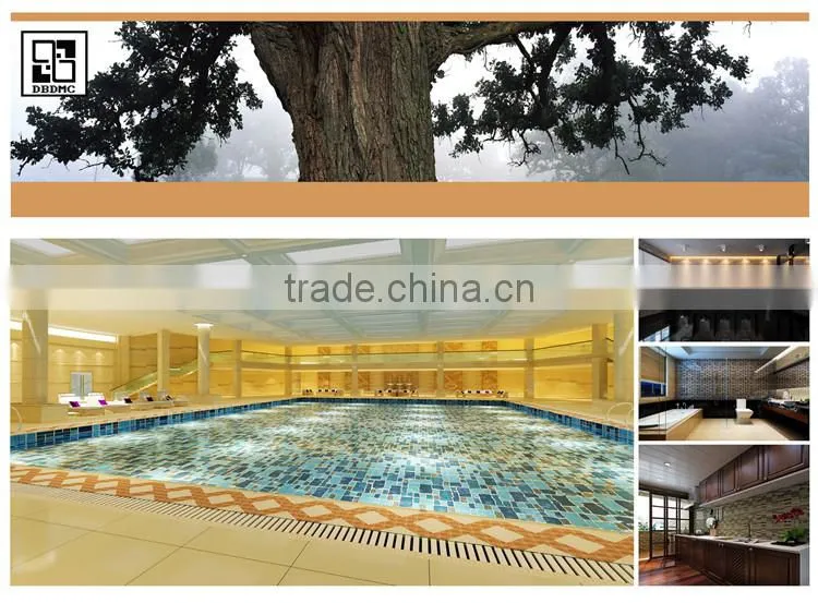 Polished machine cut glass tiles glass mosaics tiles