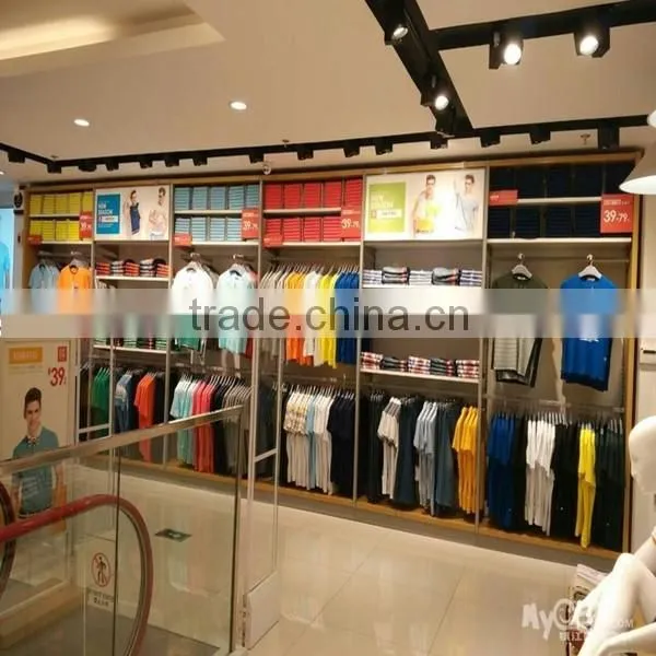 retail store shirt display display cabinet