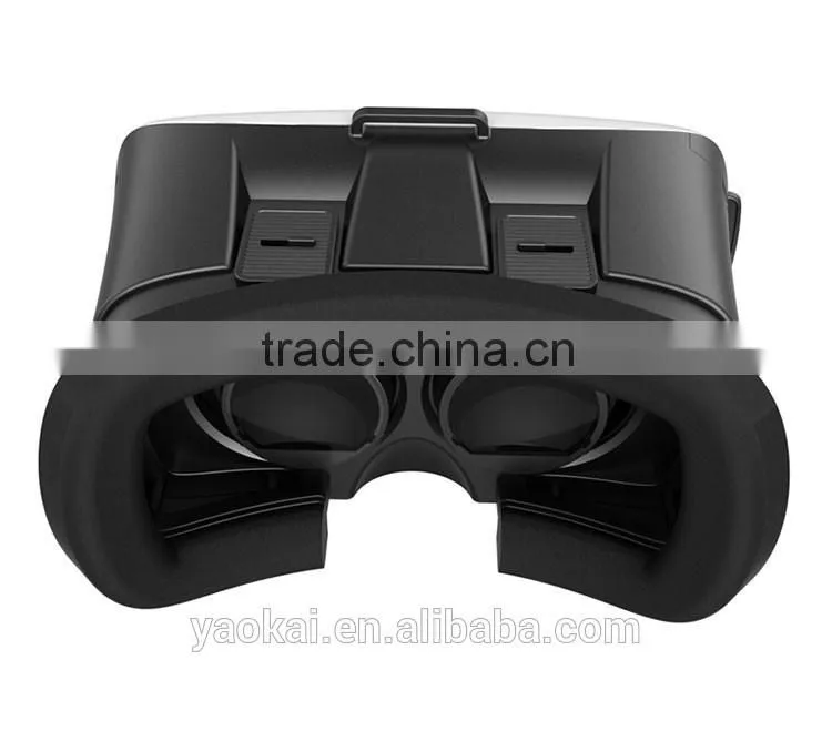 2016 Hot Selling Virtual Reality Glasses Case Plastic Google Cardboard 3D VR BOX 2.0 Adjustable 3D VR