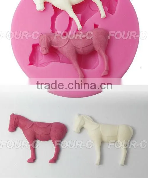 Horse silicone impression mold,fondant decorating mold
