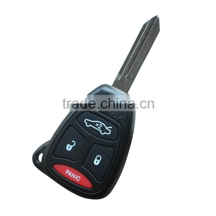 Best price 3 buttons remote key cover for chrysler key case with battery holder