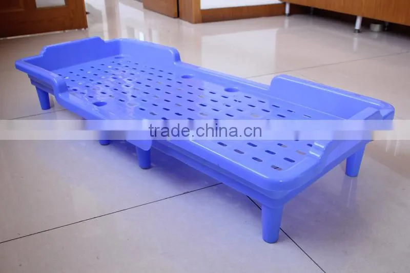 Nursery school eco friendly children cheap plastic stacking bed