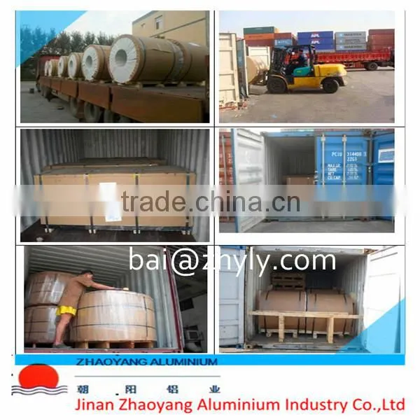 aluminum sheet with blue film