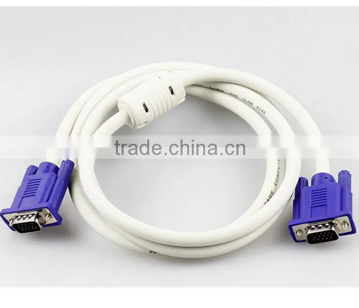 10 Ft / 3 M VGA Monitor HD 15 Pin Male to Male Video Cable
