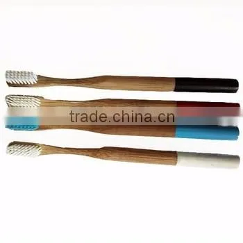 2016 New Colorful Bamboo Toothbrush Natural